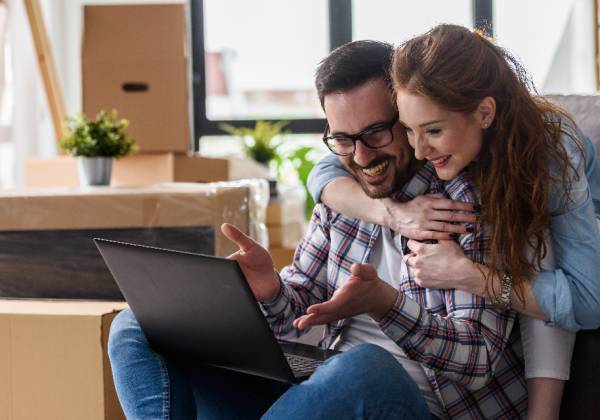 a couple who own a home