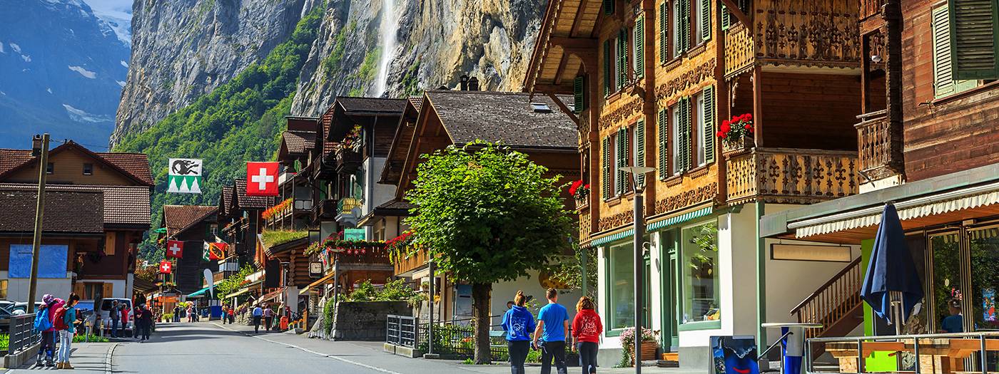 Swiss village street